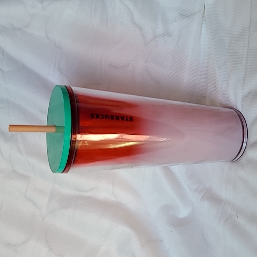 Starbucks Summer 2020 Strawberry & Cream Watermelon Ombre Tumbler Venti 24 Ounce